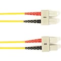 Black Box Om3 50-Micron Multimode Fiber Optic Patch Cable - Ofnp Plenum, Sc-Sc,  FOCMP10-004M-SCSC-YL